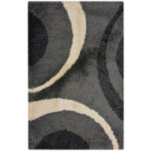 Bakero Shaggy Deluxe Teppich 140x200 cm mit geometrischem Muster - Innenarchitektur