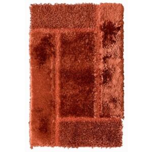 Bakero Shaggy Luda Chips terra Teppich, 130x190 cm, Draufsicht - Innenarchitektur