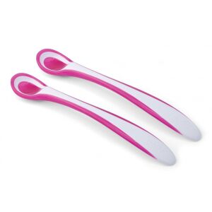 Nuvita 2Darabos kanál szett - pink - 8485 (hőérzékelős) 122887368 - Gyerek evőeszköz