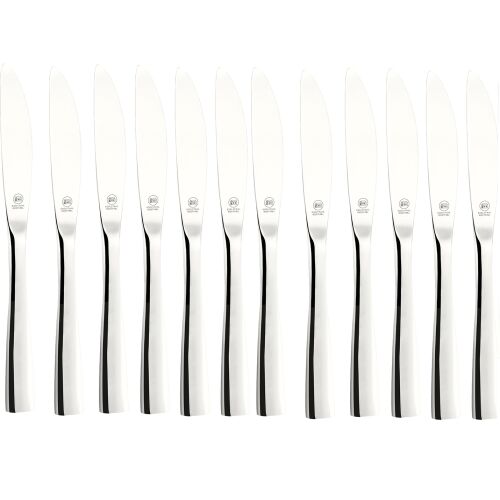 12 db Carl Schmidt Sohn-Glinde kés készlet, rozsdamentes acél 18/10, ezüst 119183112