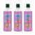 Three bottles of Baba Kids Strawberry Shampoo