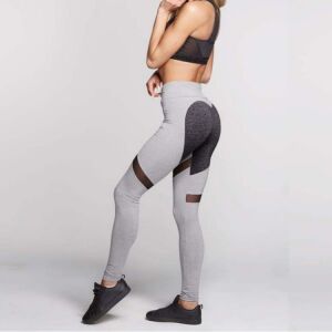 Sport leggings Fitness Trening S LEG7S, 90% pamut/10% elasztán, hálós betétekkel