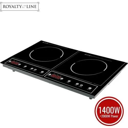 Royalty Line® Dupla Indukciós Főzőlap 2000W + 1400W (RL-DIP4000.2)