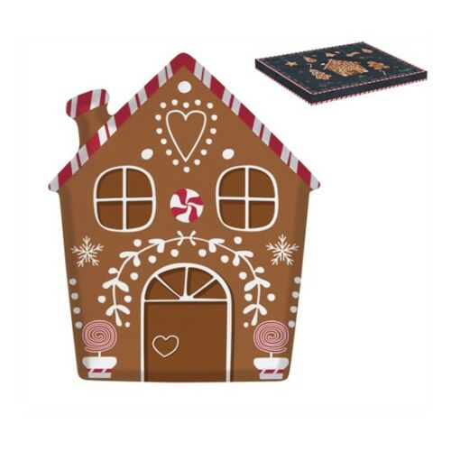 R2S.1472GING Porcelántál 21x25,5cm, dobozban, Gingerbread 119331596