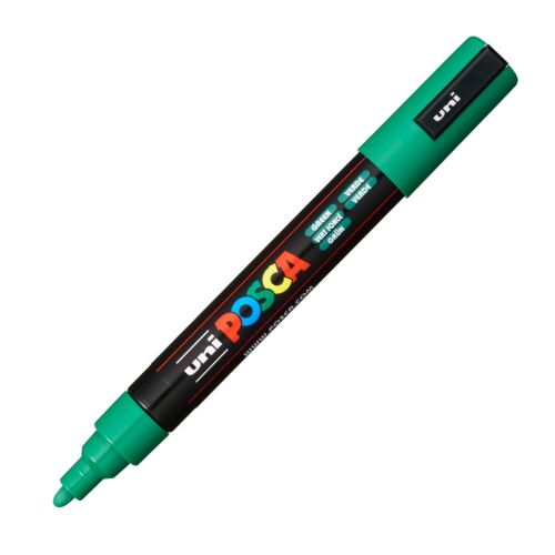 Marker decor Posca PC-5M, UNI, 1.8-2.5 mm, Verde 136594458