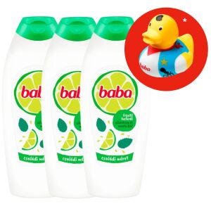 Baba Zöldcitrom Душ гел 3x750ml с подарък гумена патица - Баня