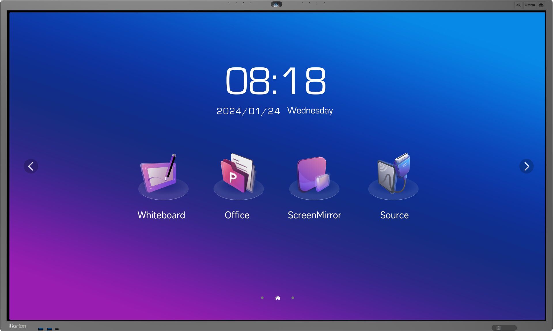 Horion 86" M6APRO 18/7 Android 8GB/128GB, Interaktív kijelző