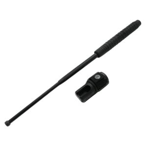 Baston telescopic DEPOX®, Standard Guard, otel inoxidabil, 40 cm, negru, toc tactic inclus 119390603 - Sétabot