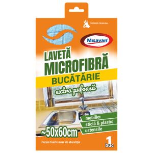 Misavan mikroszálas törlőkendő, extra bolyhos, 60 x 50 cm, 1 db/készlet 119391228 - Misavan