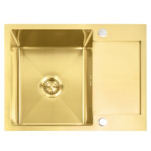 Edelstahlspüle Paul BRUSH GOLD 119393249 - Spülbecken