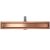 REA Neox pro Brushed Copper 90 zuhanylefolyó, felülnézet