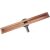 REA Neox Slim pro Brushed Copper 90 zuhanylefolyó, lineáris lefolyó, rozsdamentes acél, kefélt réz felület