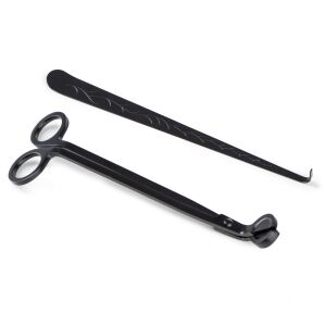 Елегантен комплект аксесоари за гасене на свещ и ножица за рязане на фитила на свещта 119396864 - Изкуства и хобита