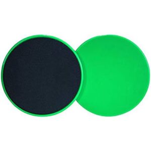 Grüne Fitness-Schieber, 2er Pack, für Core-Kraft und Stabilitätsübungen - Fitnessgeräte