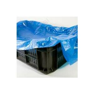 Vložka do krabice 63+2x21x65/10 (+10cm) modrá / 500ks 119397116 - Sáčky a vrecká do domácnosti