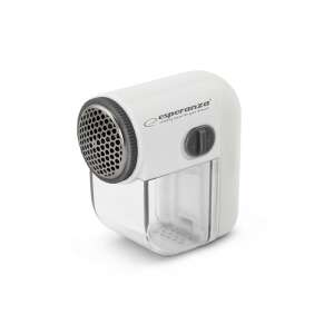 Esperanza CUDDLY lint remover, white and gray, electric fabric shaver - Esperanza