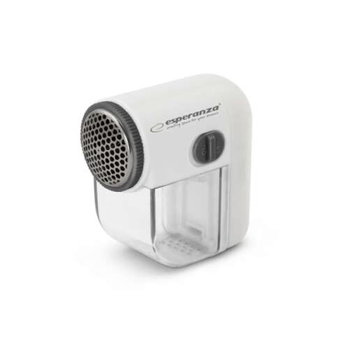 Esperanza CUDDLY Fusselrasierer, weiß und grau, elektrischer Stoffrasierer