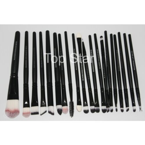Sada 20 štetcov na líčenie Black Brushes 140723540