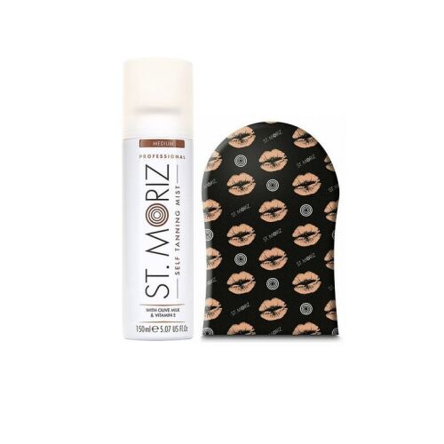 St Moriz Professionelles Selbstbräunungsset Medium Spray + Handschuhapplikator 119417949
