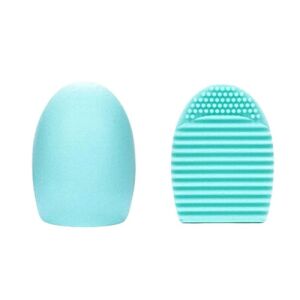 Brush Egg - Silikon Make-up Pinsel Reinigungszubehör, Farbe Blau 119418046 - Make-up-Pinsel & Bürste