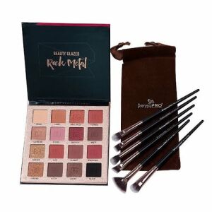 Make-up-Set, Rouge-Set und Set mit 6 Pinseln, Make-up, Rock Metal 119422779 - Lidschatten