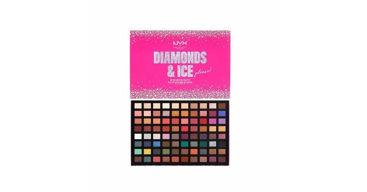 NYX Diamonds & Ice 80-as Szemhéjpúder Paletta 119423218