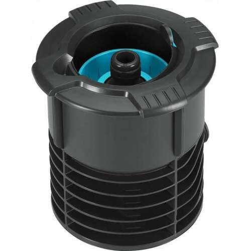 Gardena Pipeline Connection Box, black plastic, for connecting a tap to underground pipes