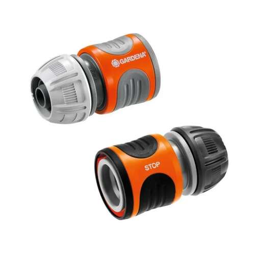 Set Gardena OGS de conector pentru furtun și oprire a apei 1/2' pentru furtunuri de 13 mm (1/2') și 15 mm (5/8')