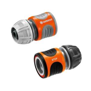 Gardena OGS set za spajanje crijeva i zaustavljanje vode 1/2' za crijeva 13 mm (1/2') i 15 mm (5/8') - Oprema za navodnjavanje