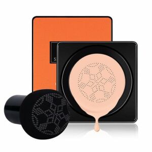Podkład CC Cream o dużym kryciu, Makeup, Mushroom Air Cushion Full Coverage, Witamina C, SPF50, 02 Natural, 15 g