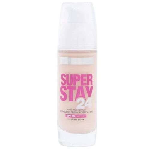 Fond de Ten Rezistent, Maybelline, Superstay 24H, Micro-Flex, SPF19, 005 Light Beige, 30 ml 119426994