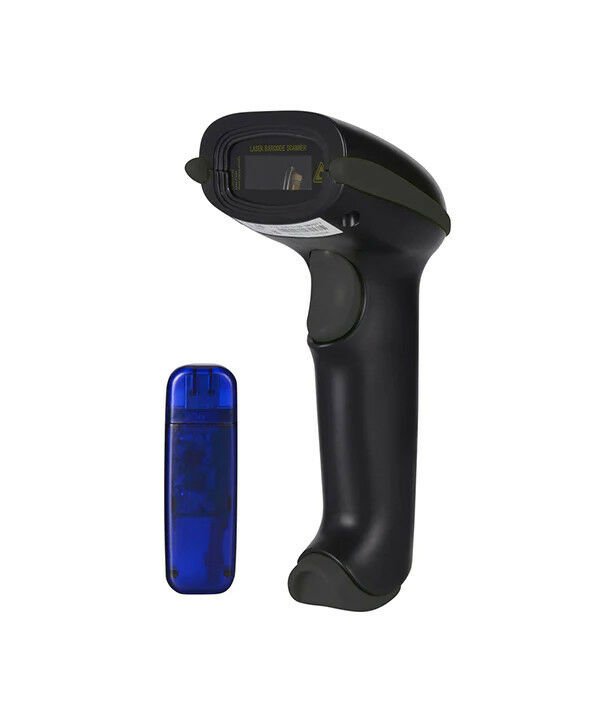 Scaner de coduri de bare laser wireless Astrum BS210, negru