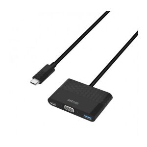 Astrum DA610 USB-C 3.1 - VGA + USB-C + USB 3in1 adapter ezüst 119427297 - Astrum