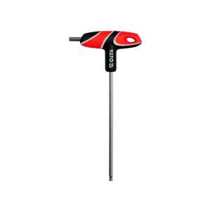 YATO 6mm ball-end hex key, T-handle, red and black - Tool