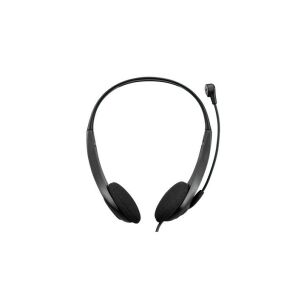 Astrum HS115 Call Center vezetékes fejhallgató állítható mikrofonnal, fekete - Astrum