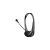 Astrum HS115 Call Center Kabelgebundenes Headset mit verstellbarem Mikrofon, Schwarz - Schrägblick