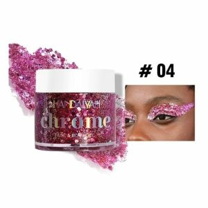 Glitzergel für Gesicht und Körper, Handaiyan, Chrome, 04, 32 g 119429256 - Lidschatten