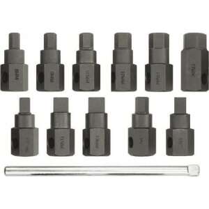 YATO Olajleeresztő kulcskészlet 12 részes 3/8 col