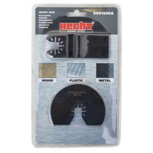 Hecht 0001630A saw blade for multi-tool, 2 pack, for wood, plastic and metal - Tool