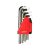 YATO Allen Key Set with Red Plastic Holder