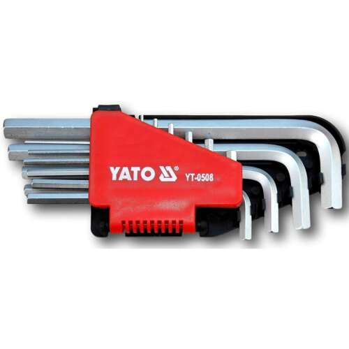 YATO YT-0508 Allen Wrench Set, 10-Piece Metric