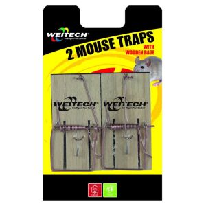 Weitech Egércsapda, fa 2 db-os 119441421 - Kártevőirtó