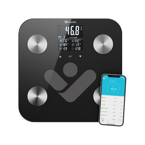 Inteligentna waga TrueLife FitScale W6 BT czarna