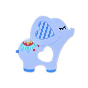 Lorelli Baby Care Elephant Lucky Blue szilikon rágóka - Rágóka