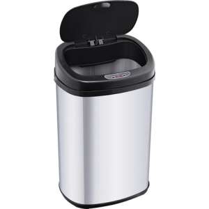 Lamart LT8021 30L Touchless Stainless Steel Trash Can - Trash can