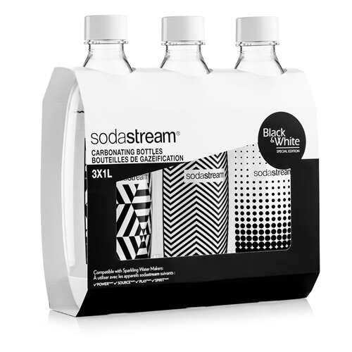 Sodastream Bottle BOTTLE FUSE BLACK & WHITE TRIPACK
