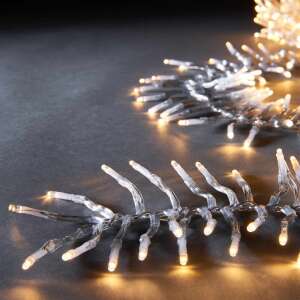 BRIGHT LIGHTS 288 LED-es fényfüzér, átlátszó, meleg fehér, kültéri, 730 cm - Bright Light