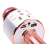 Rose gold wireless karaoke microphone with AUX, REC, USB, TF card slots