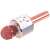 Rose gold wireless karaoke microphone with built-in speaker