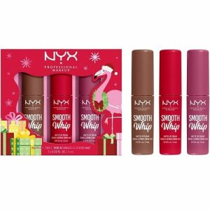 Sada 3 tekutých rúžov, NYX, Smooth Whip Matte Lip Trio, 3 x 4 ml 119495250 - Ústa